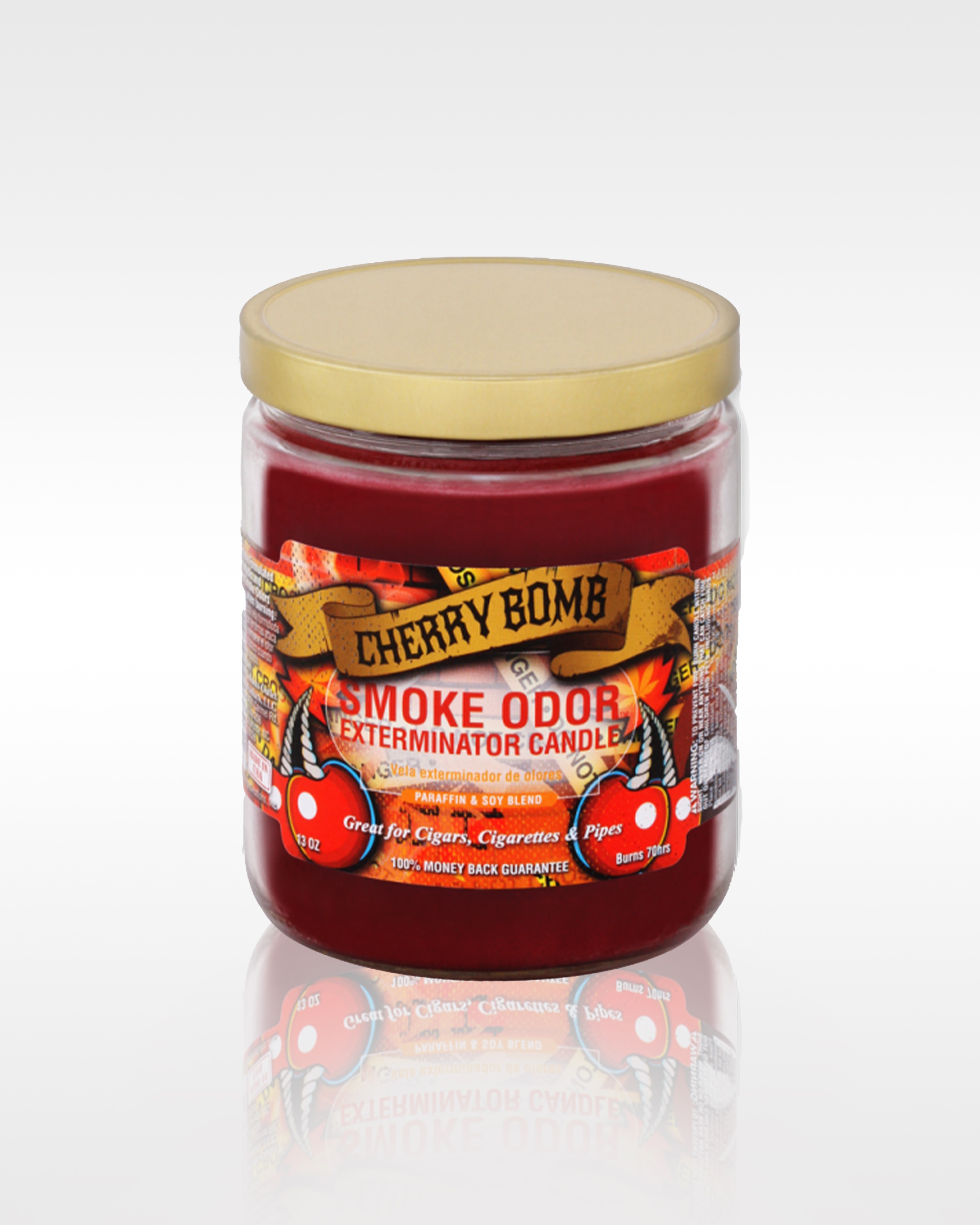 Smoke Odor Candle - Cherry Bomb