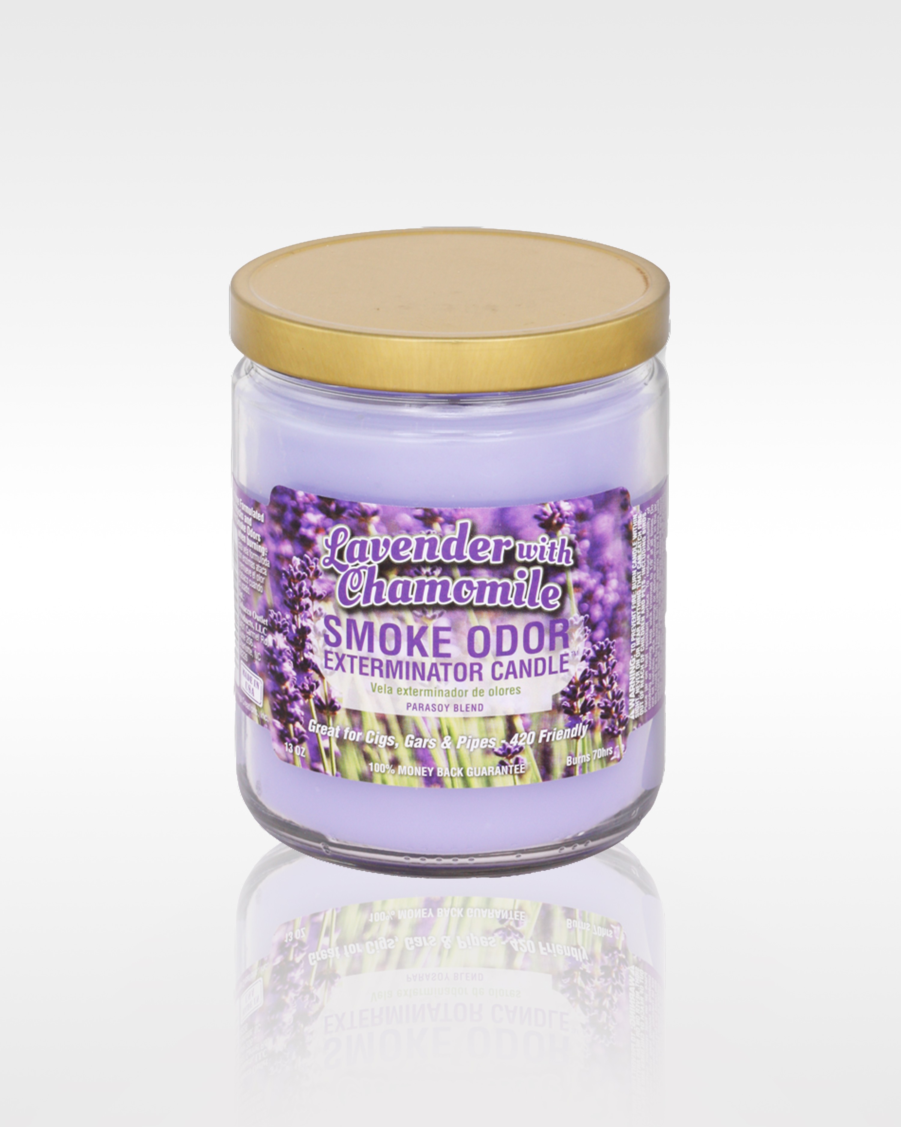 Smoke Odor Candle - Lavender with Chamomile