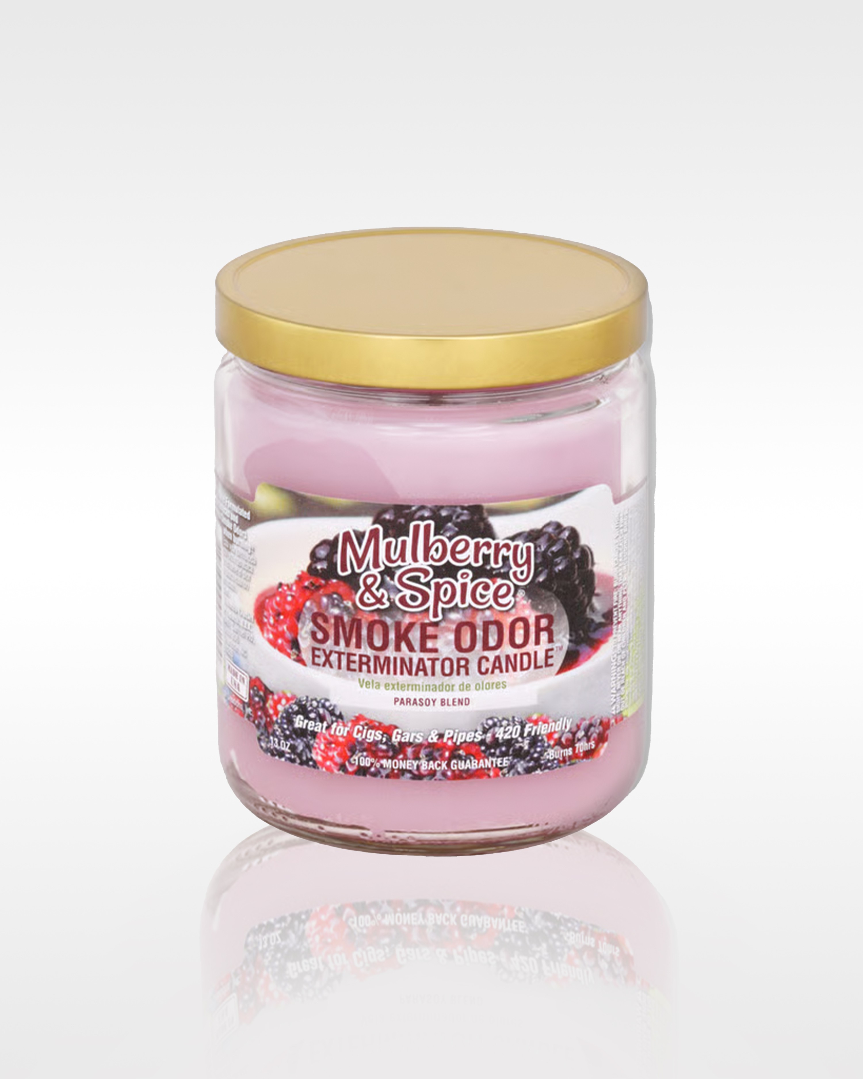 Smoke Odor Candle - Mulberry & Spice