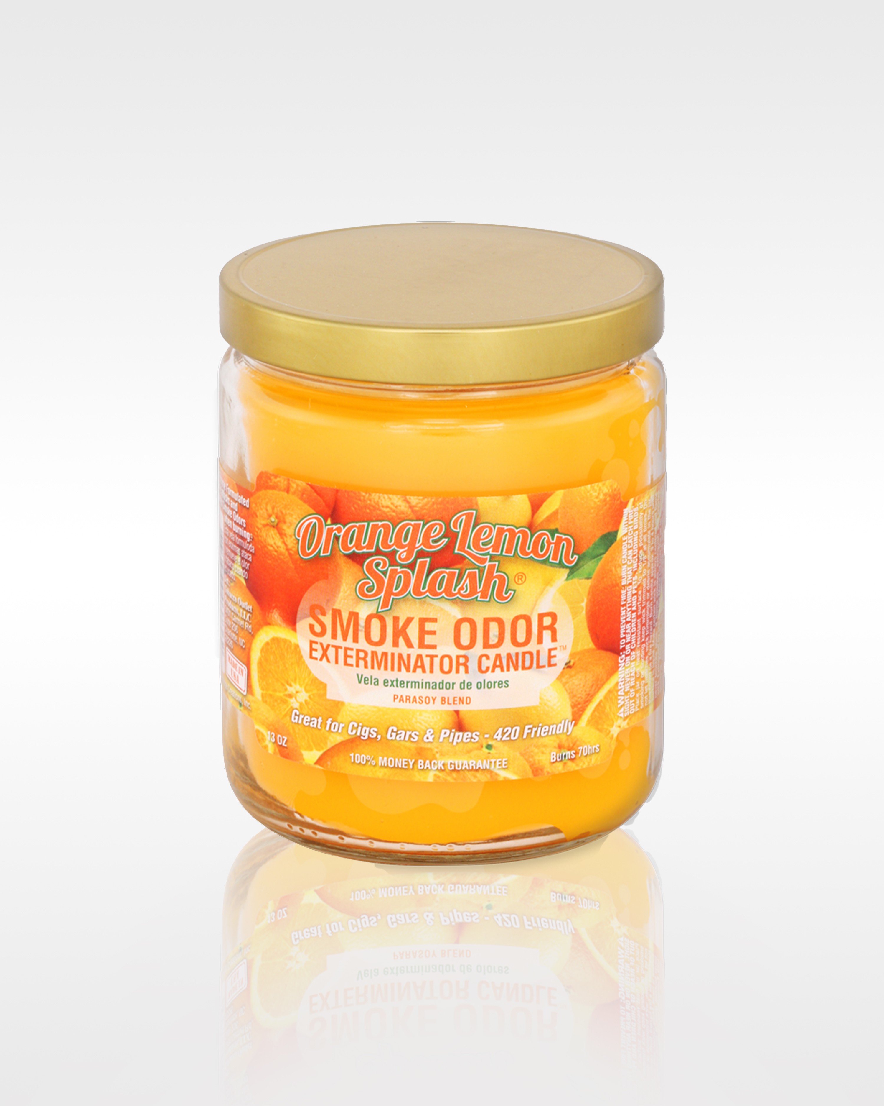 Smoke Odor Candle - Orange Lemon Splash