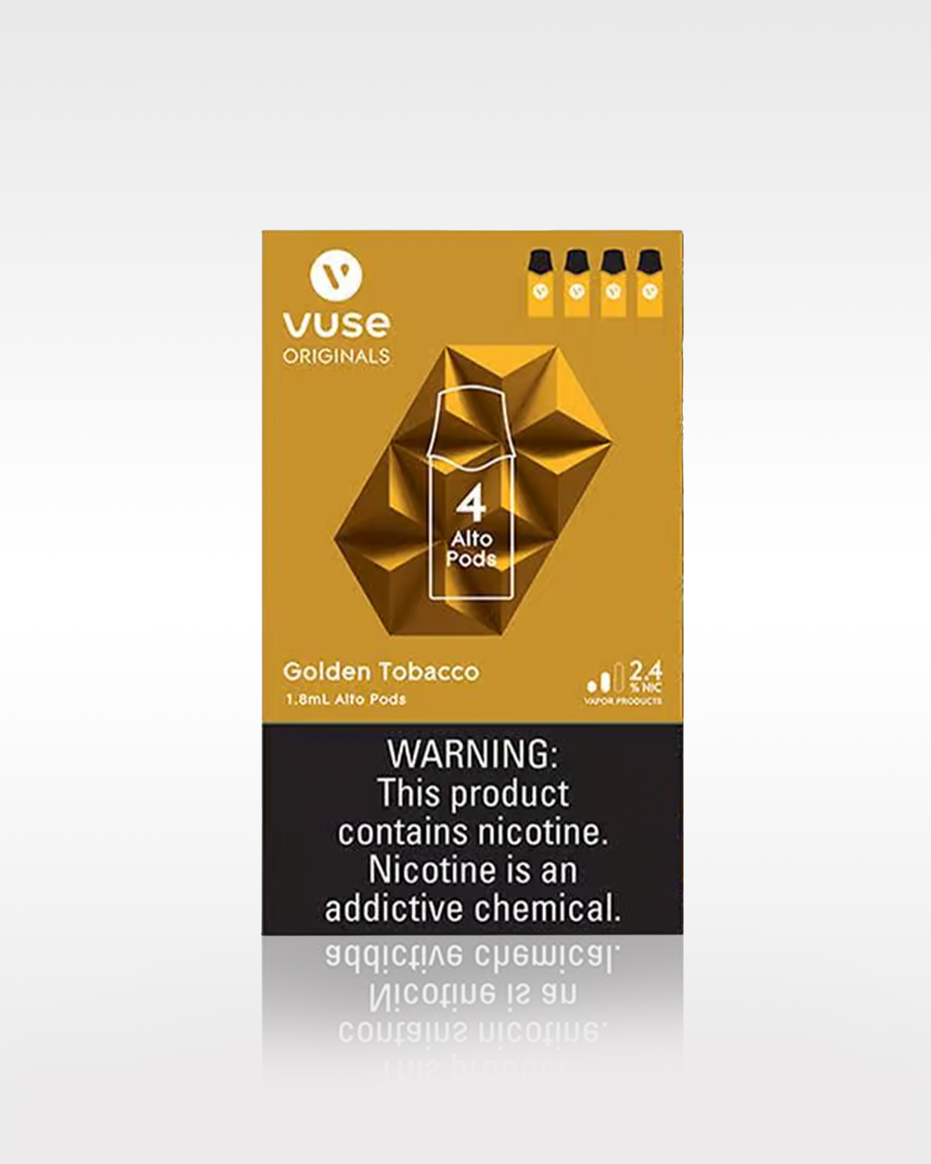 Vuse Golden Tobacco 2.4% (4 PK)