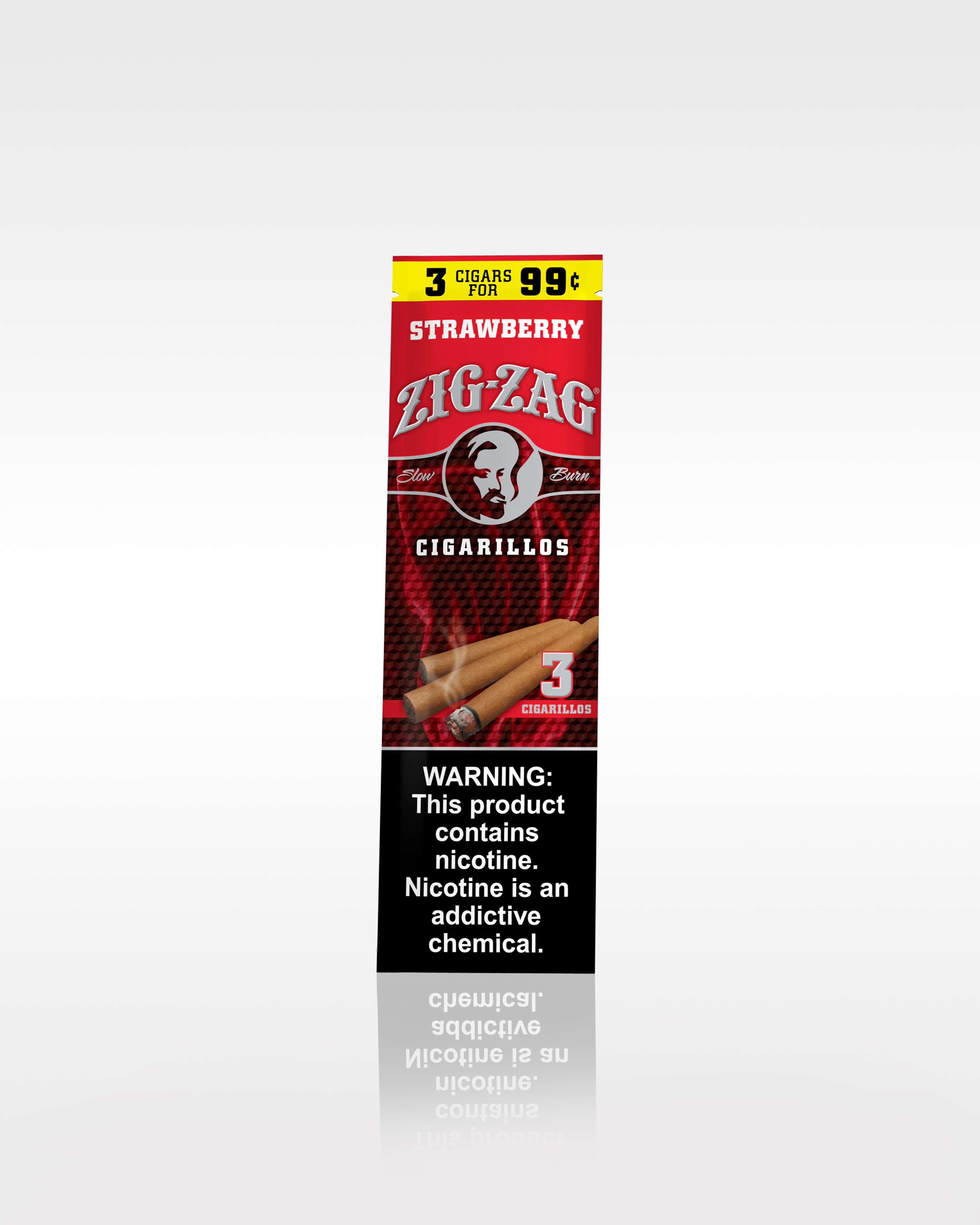 Zig Zag Cigarillos PP (3 PK) - Strawberry