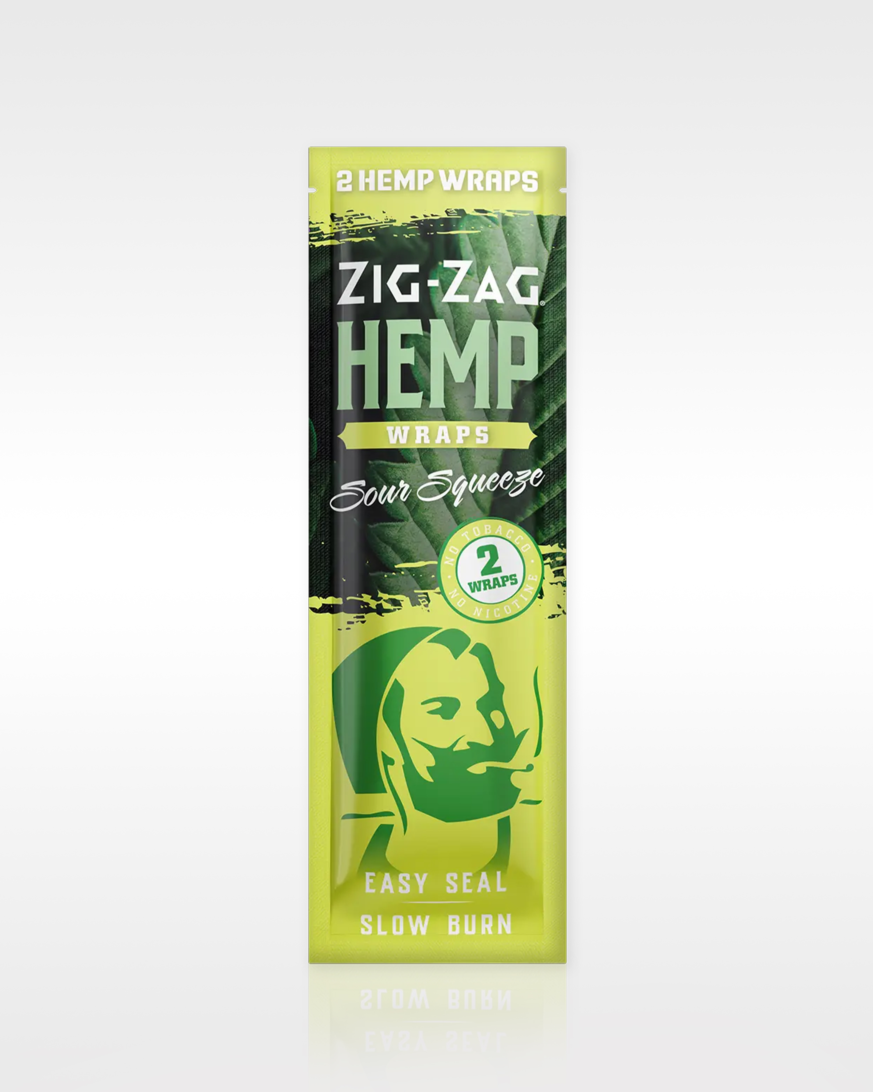 Zig Zag Hemp Wraps (2 pk) PP - Sour Squeeze