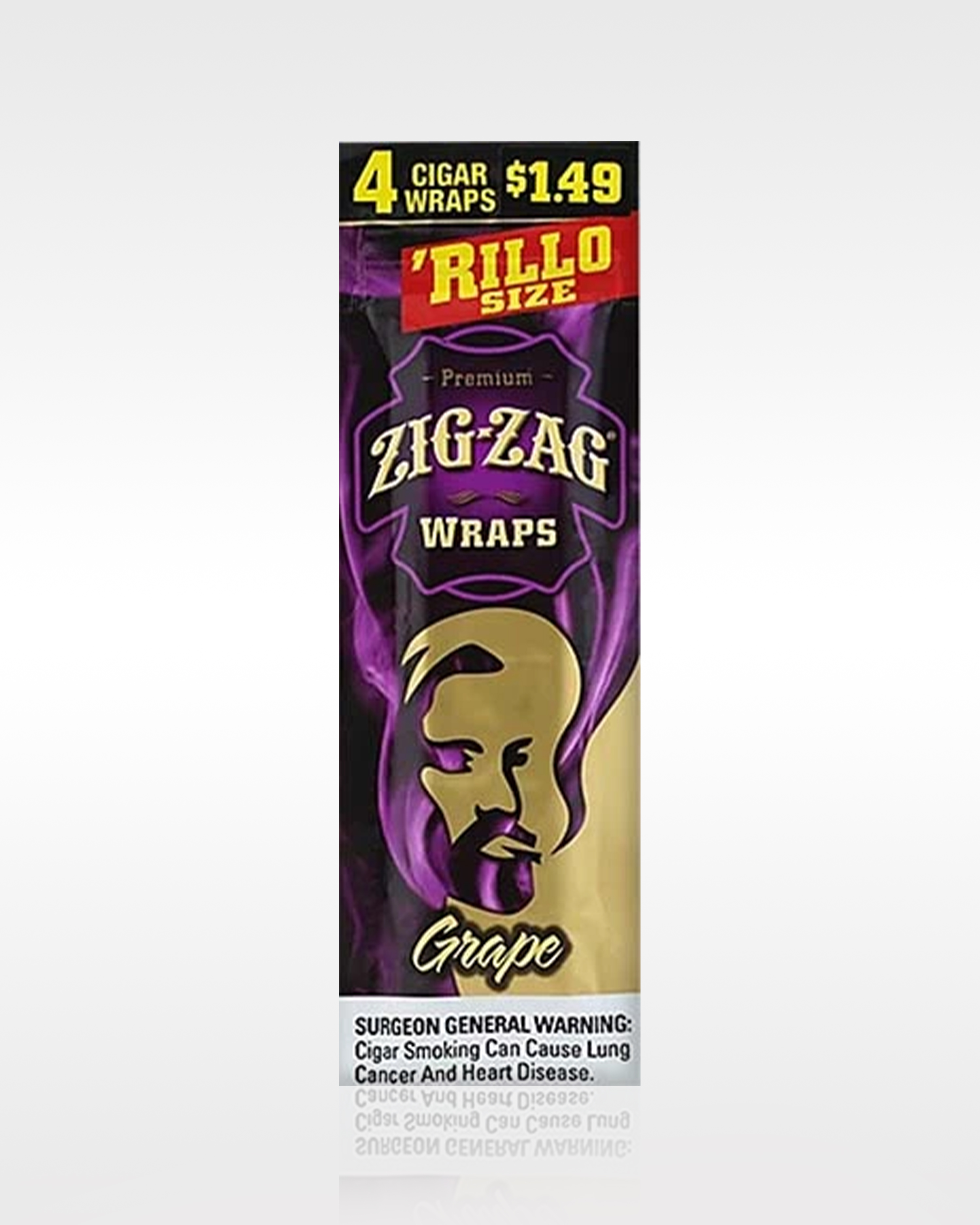 Zig Zag Rillo Wraps (4 PK) - Grape