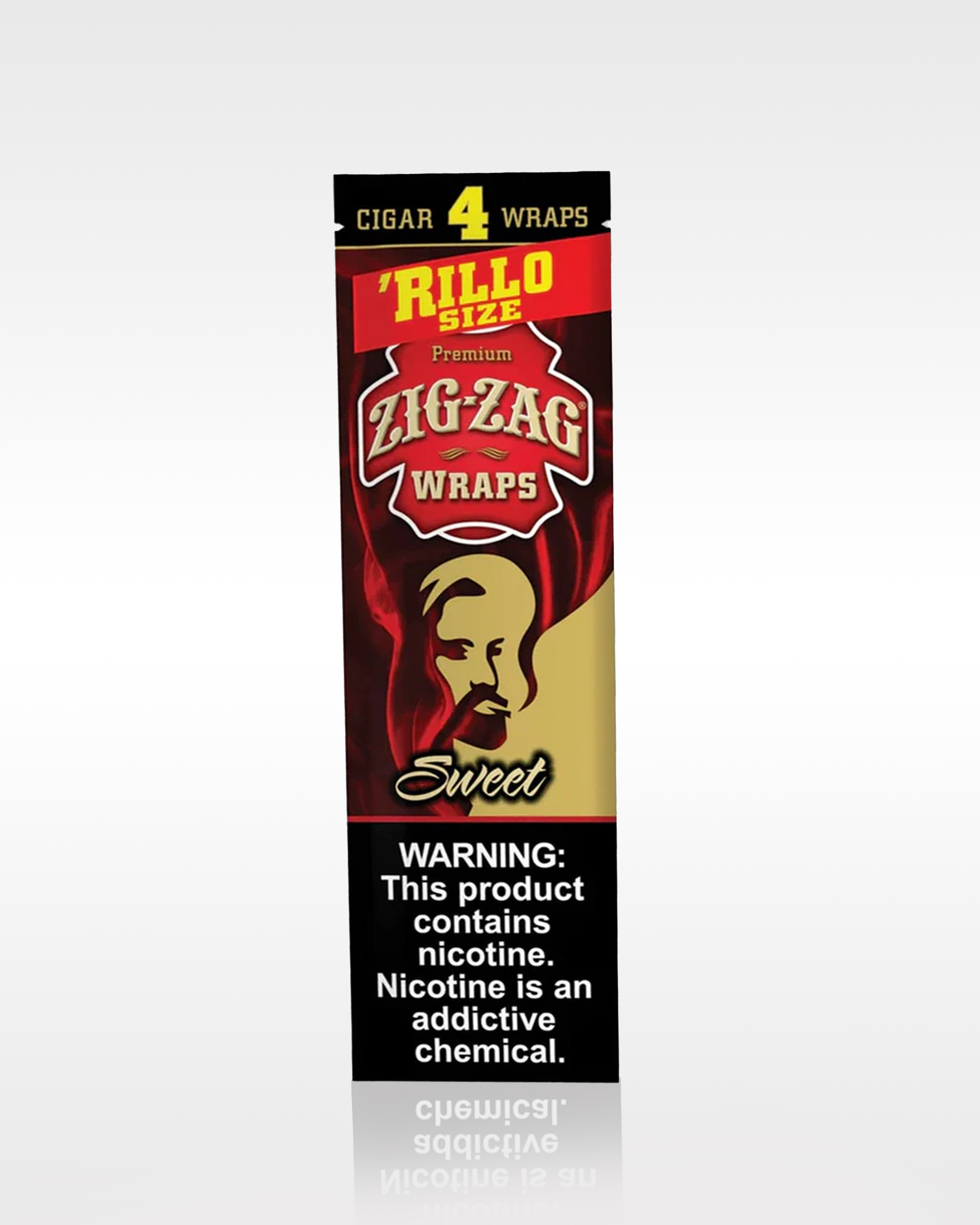 Zig Zag Rillo Wraps (4 PK) - Sweet