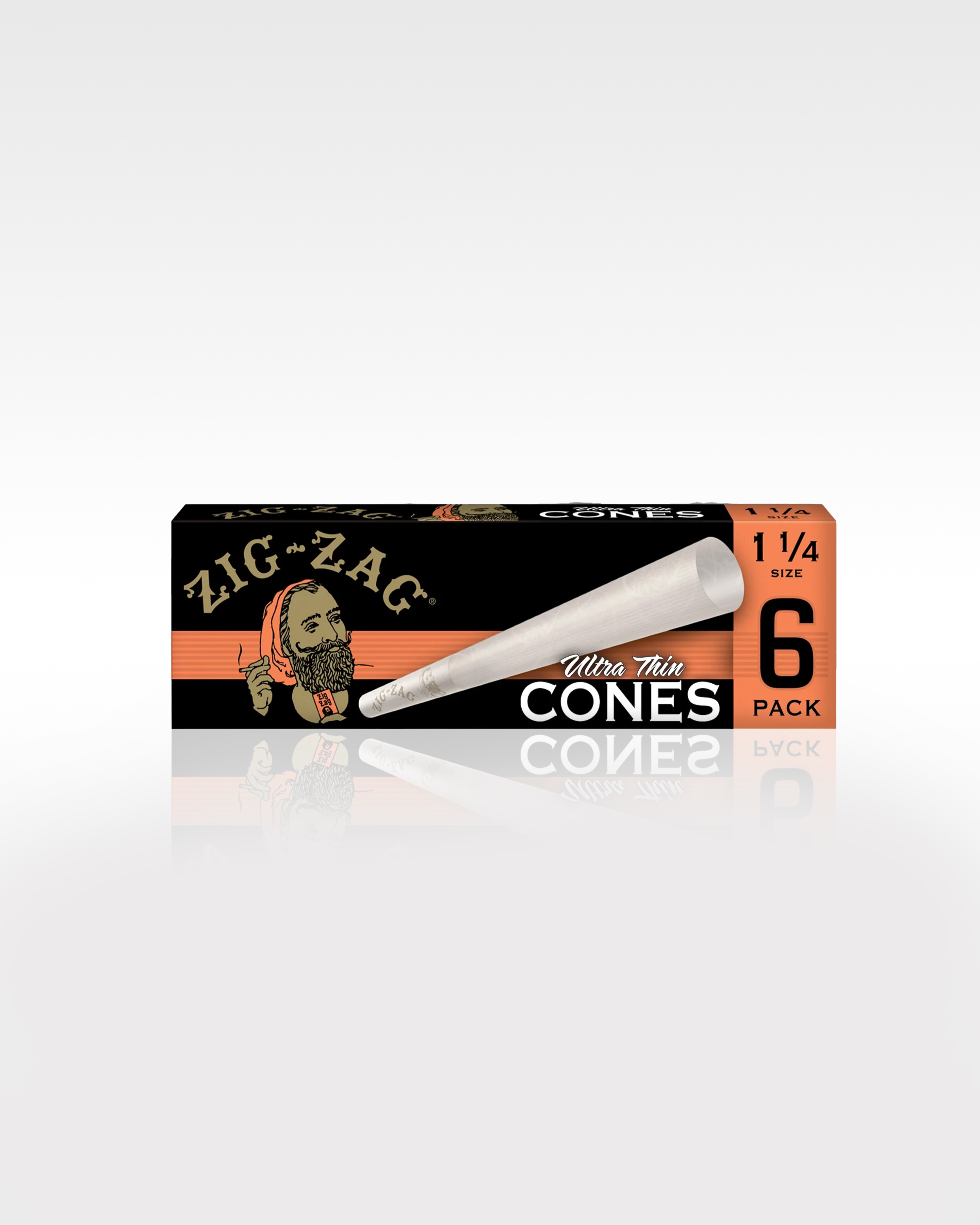 Zig Zag Ultra Thin Cones 1 1/4 size (6 PK)