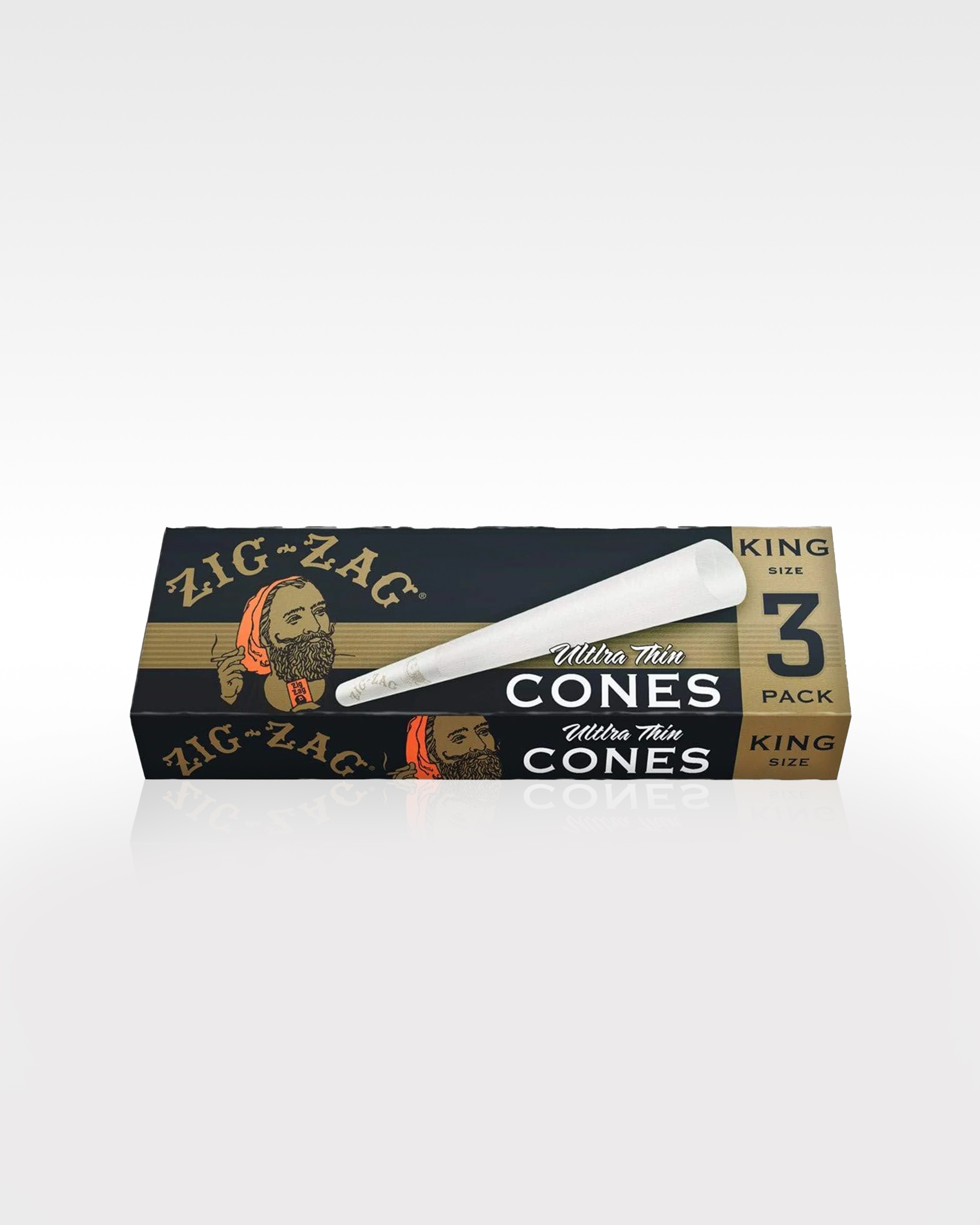 Zig Zag Ultra Thin Cones King Size (3 PK)