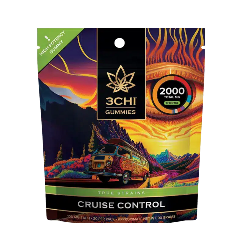 3CHI True Strains Gummies – Cruise Control