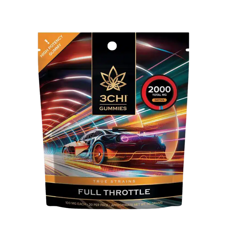 3CHI True Strains Gummies – Full Throttle