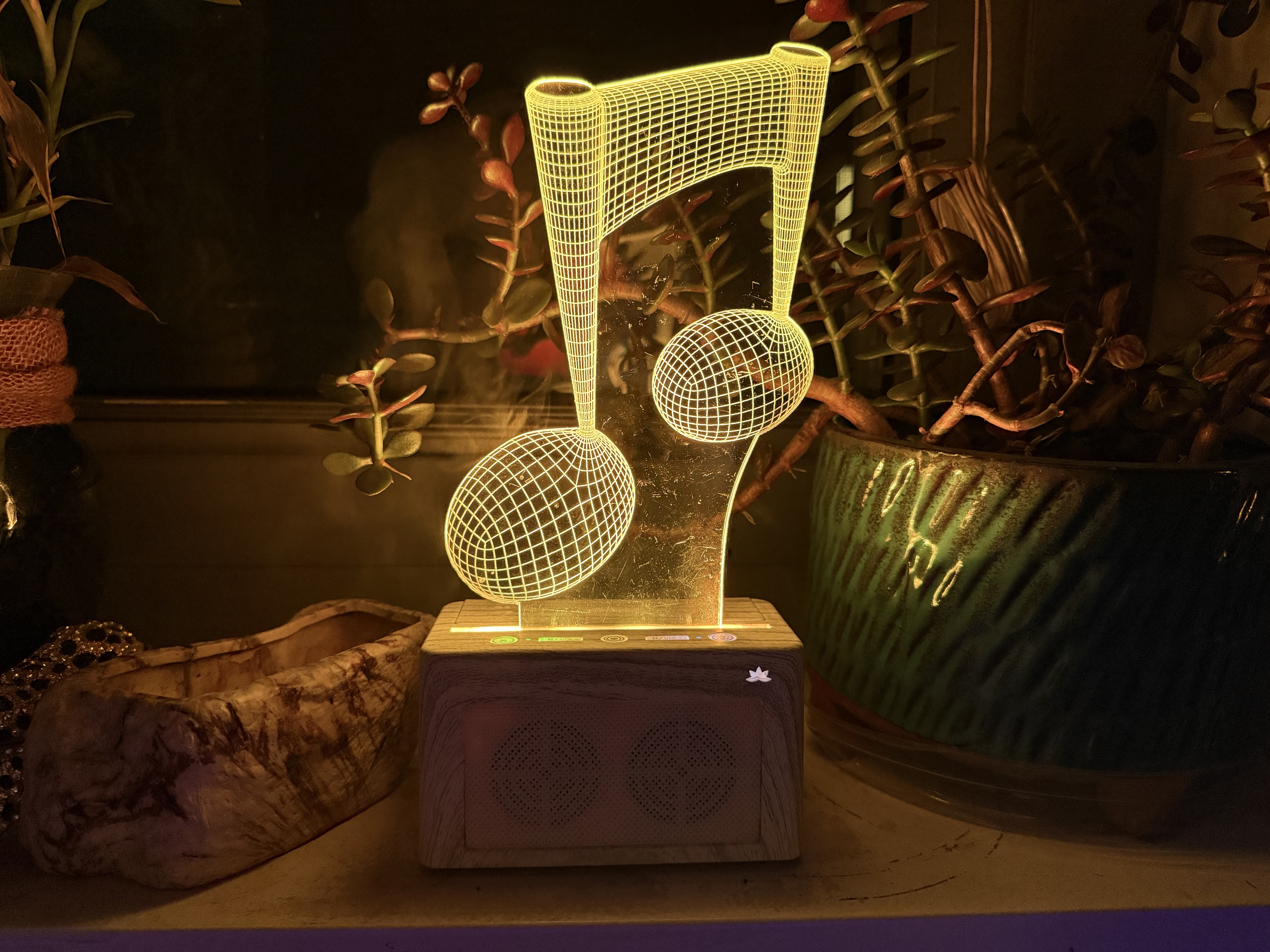Kizmah Aromatherapy Lamp - Music Notes