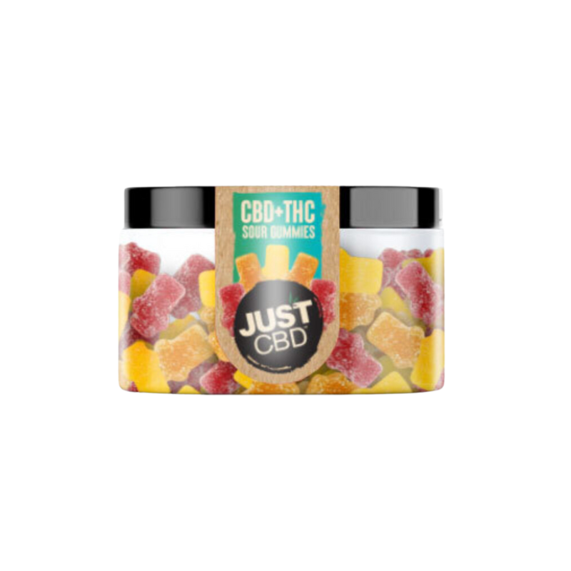 JustCBD - CBD + THC Gummies - Sour Blockheads