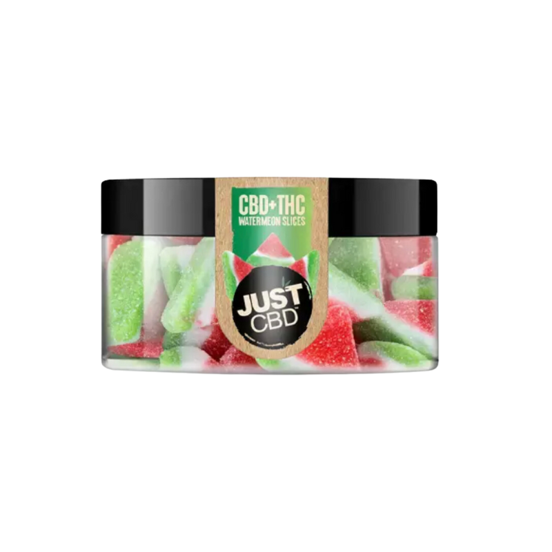JustCBD - CBD + THC Gummies - Watermelon Slices