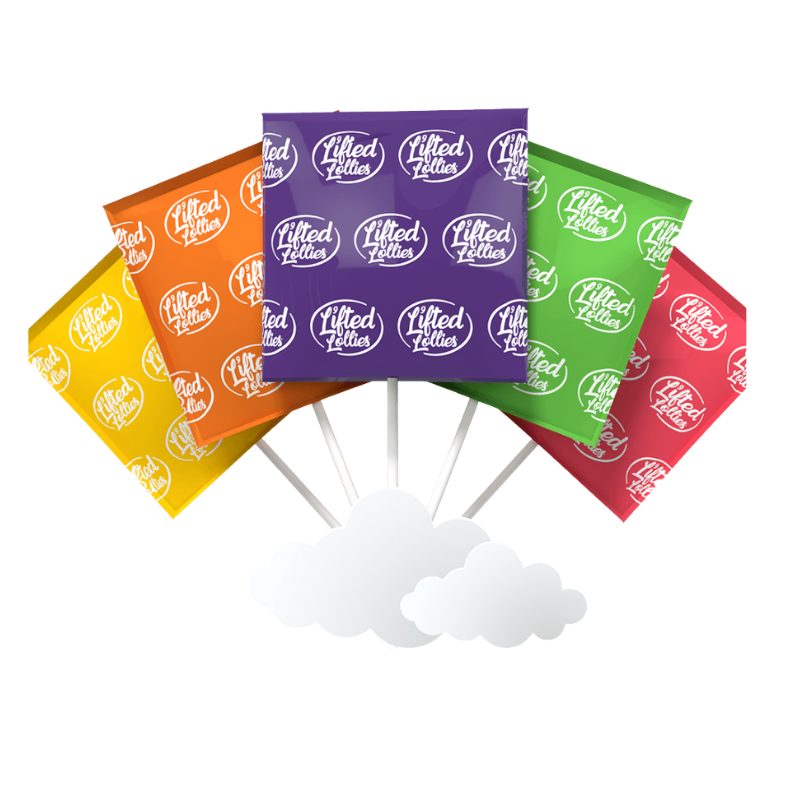 Lifted Lollies Delta 9 THC and CBD Lollipops