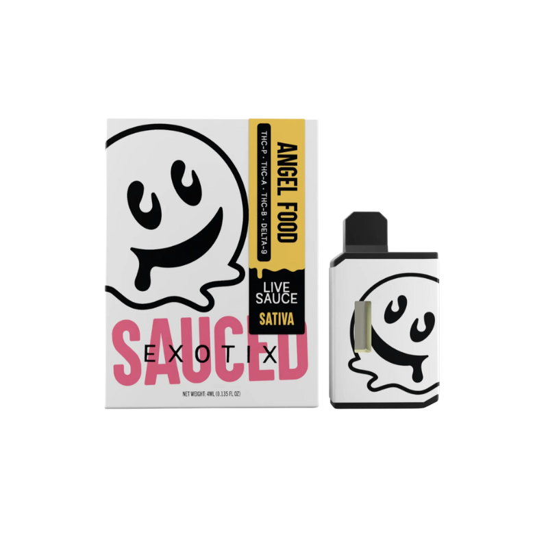 HALF BAK'D - Sauced 4g Vape - Angel Food (Sativa)