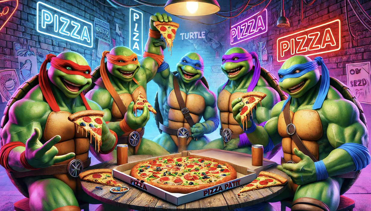 Teenage Mutant Ninja Turtles Pizza Party