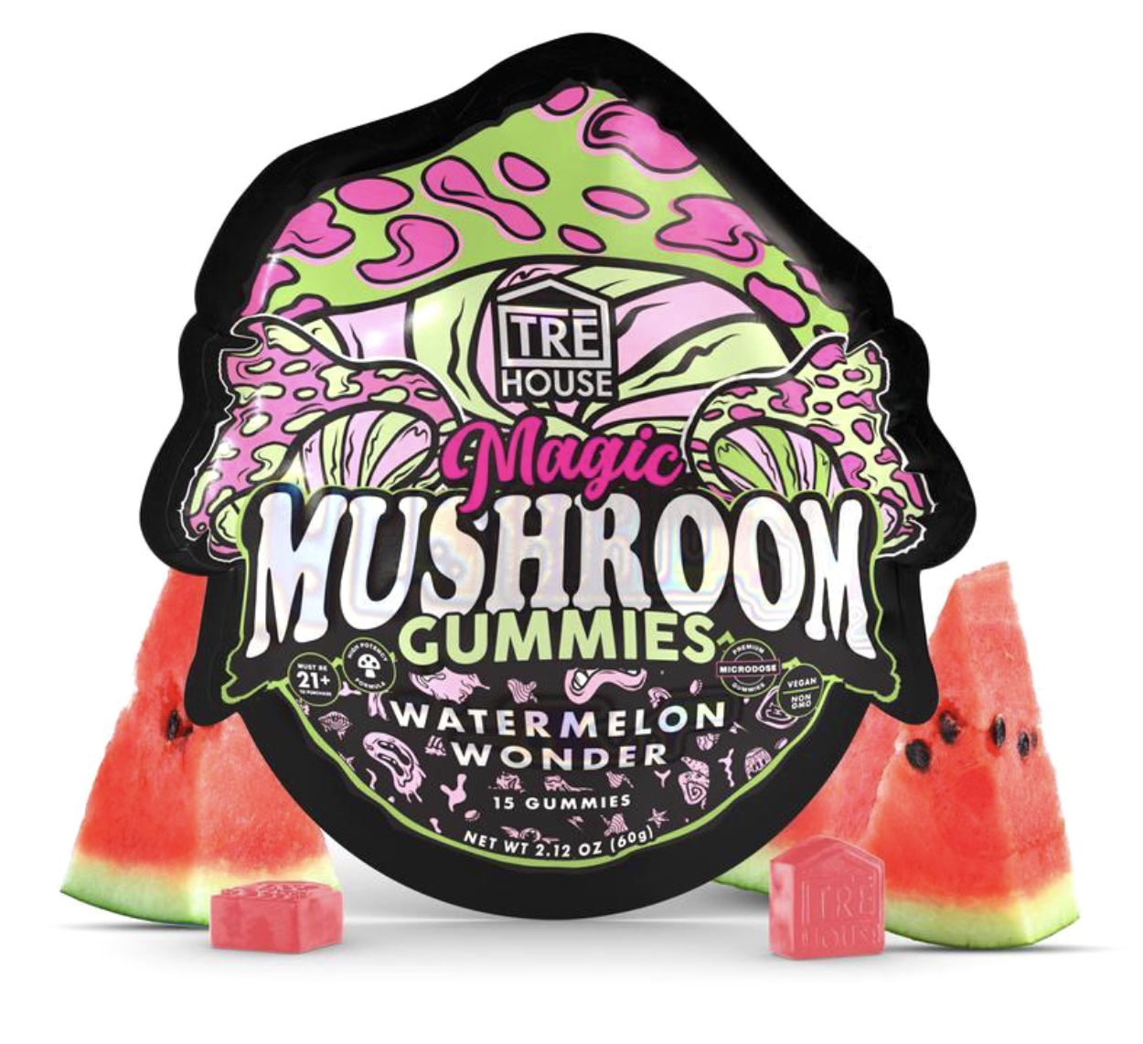 TRE House Magic Mushroom Gummies - Watermelon Wonder