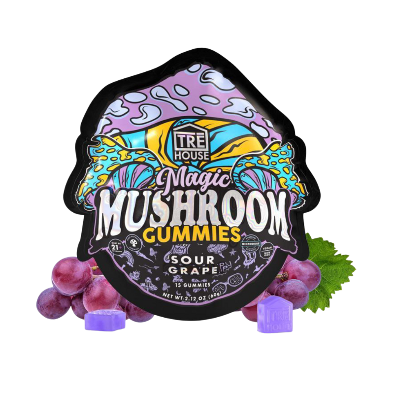 TRE House Magic Mushroom Gummies - Sour Grape