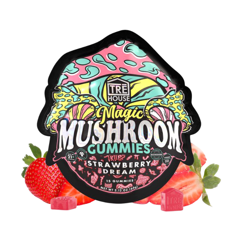 TRE House Magic Mushroom Gummies - Strawberry Dream