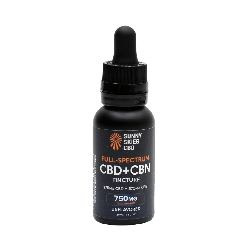 Sunny Skies Full Spectrum CBD+CBN Tincture - 750mg