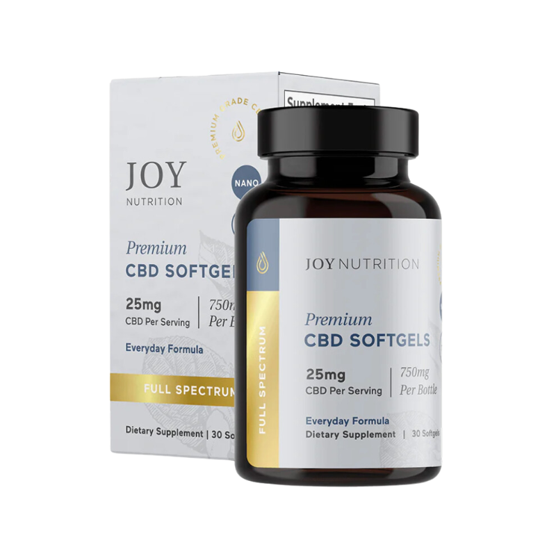Joy Organics - Full Spectrum Everyday CBD Softgels - 25mg