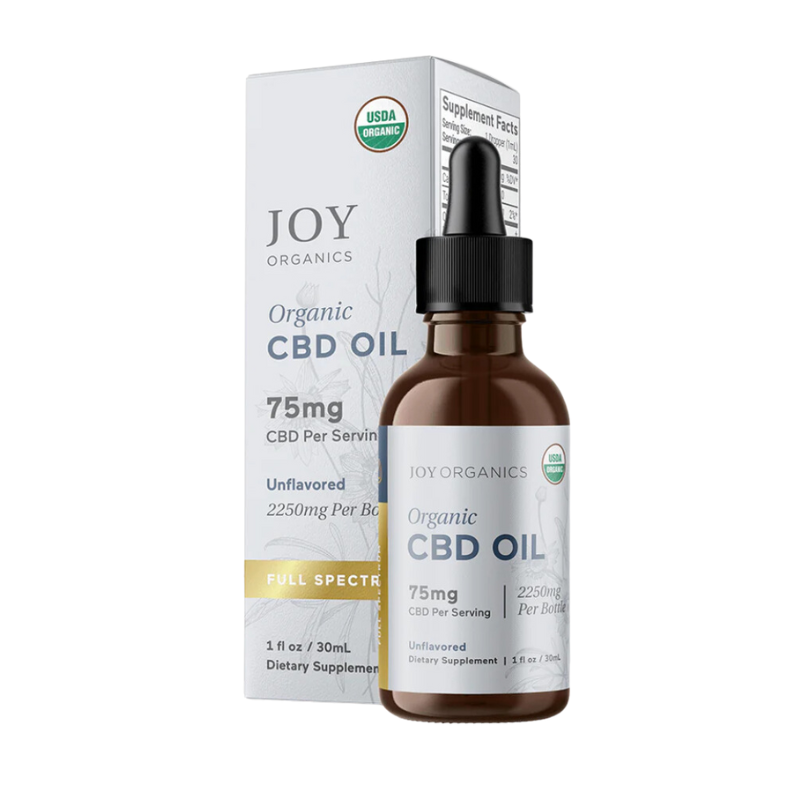 Joy Organics - Full Spectrum CBD Tincture - 75mg