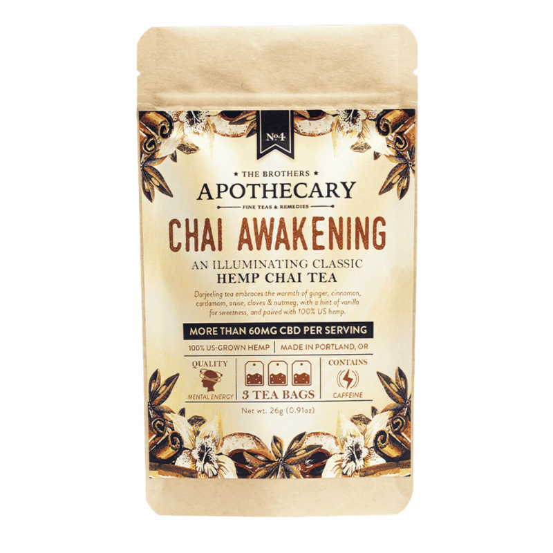 The Brothers Apothecary - CBD Tea - Chai Awakening - 3 pack
