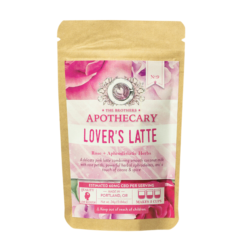 The Brothers Apothecary - CBD Rose Milk - Lover's Latte - 3 pack