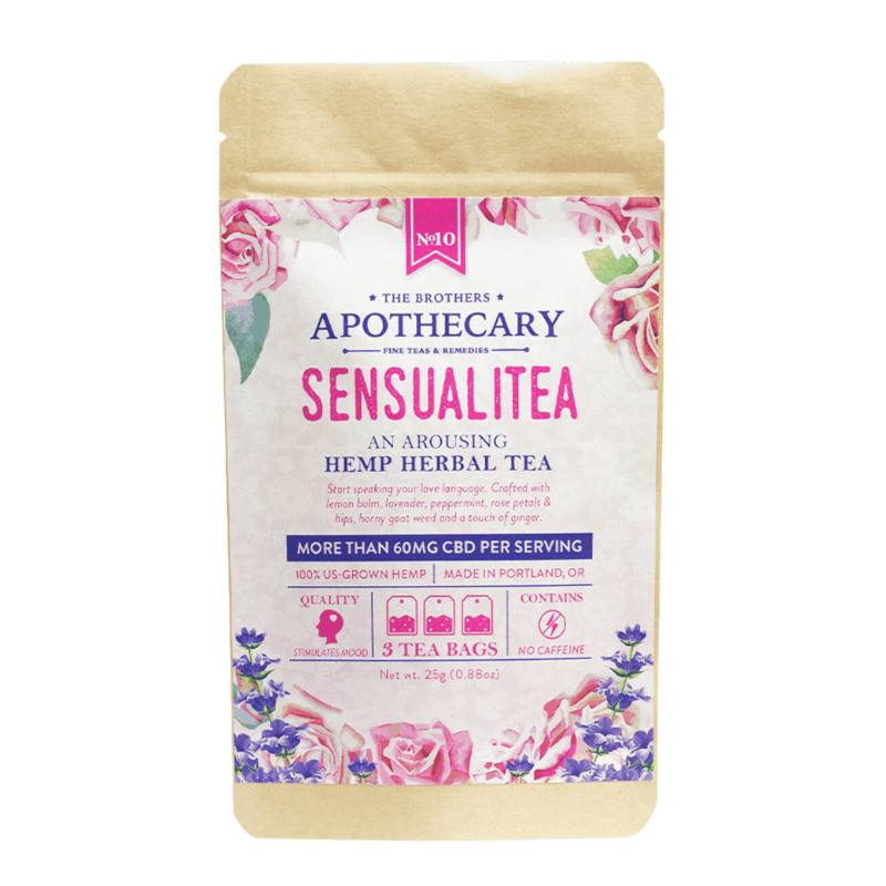 The Brothers Apothecary - CBD Tea - Sensualitea - 3 pack