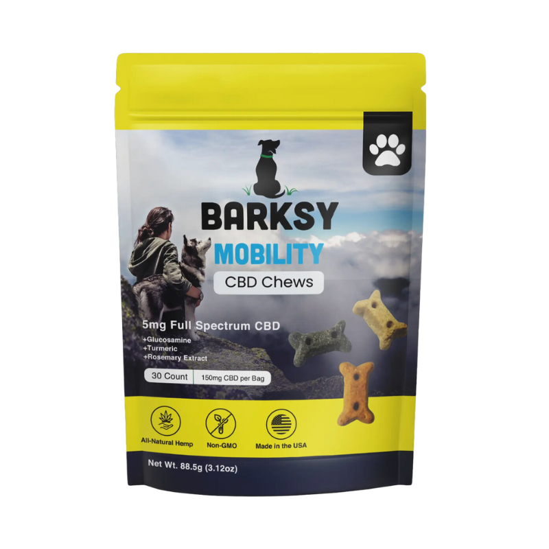 Barksy - 5mg CBD Dog Chews - Mobility