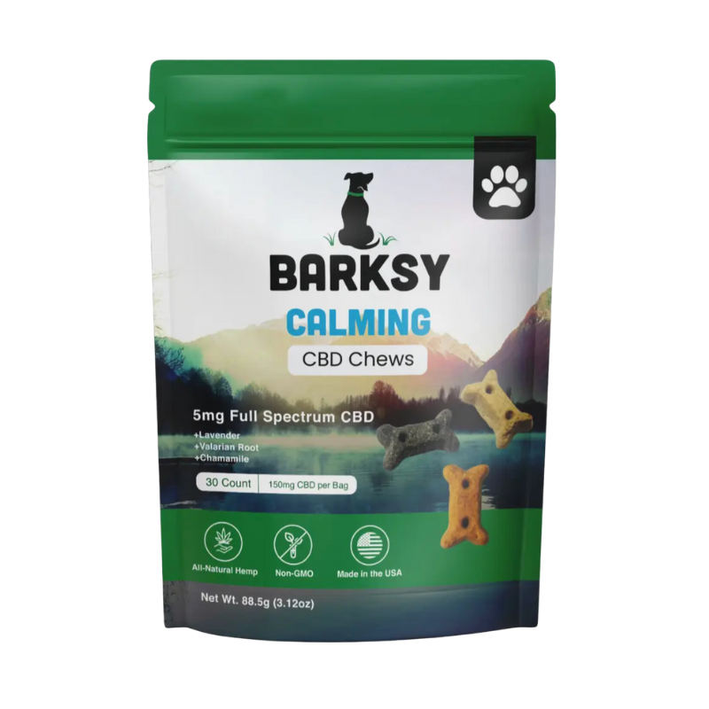 Barksy - 5mg CBD Dog Chews - Calming