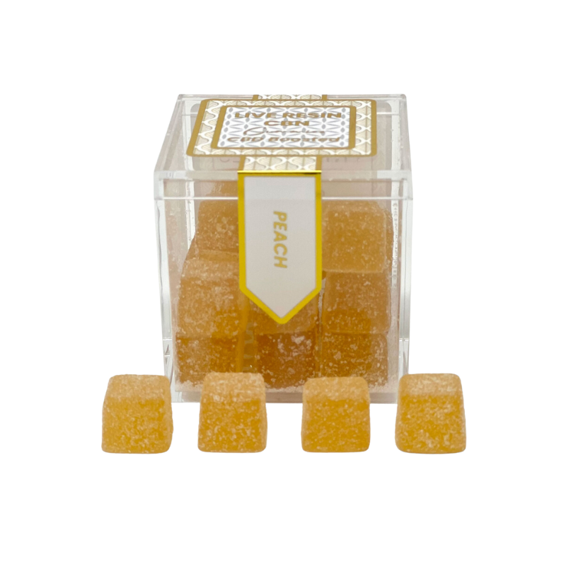 TribeTokes CBN and CBD Live Resin Gummies - 600mg - Peach