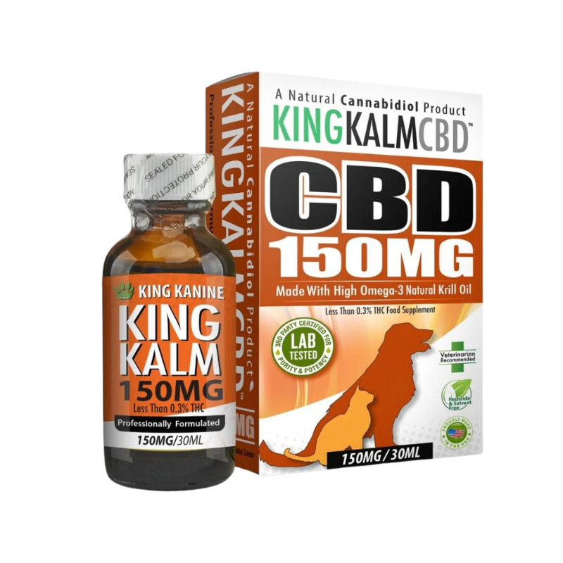 KING KALM CBD - Medium Dog & Cat Formula - 150mg