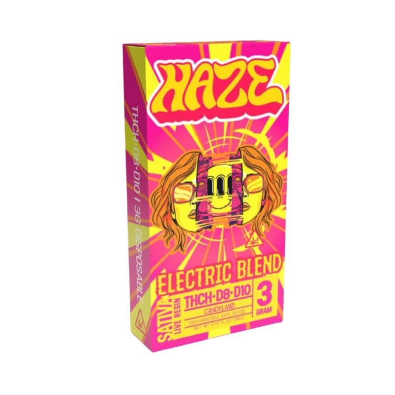 Haze - Electric Blend Live Resin Disposable Vape - Sativa -3g