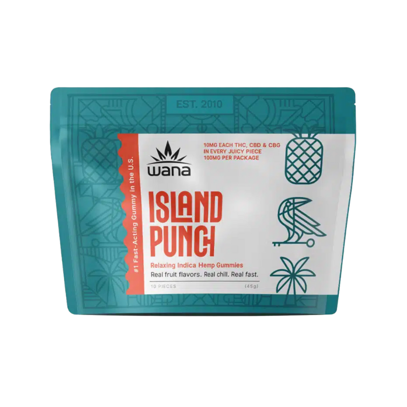 Wana - Quick Relax - Island Punch Gummies