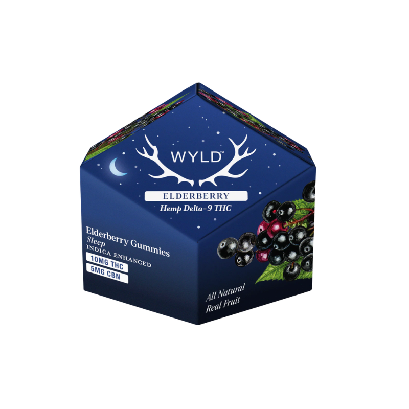 Wyld - 2:1 THC:CBN Gummies - Elderberry - 10ct