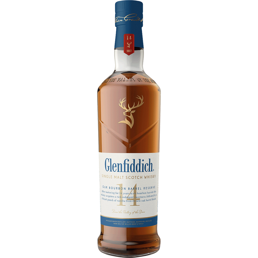 Glenfiddich 14 Year Old Bourbon Barrel Reserve Single Malt Scotch Whisky 750ml