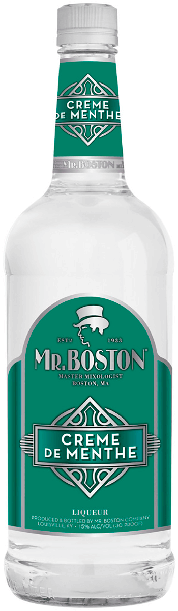 Old Mr. Boston Crème De Menthe White Liqueur 1L