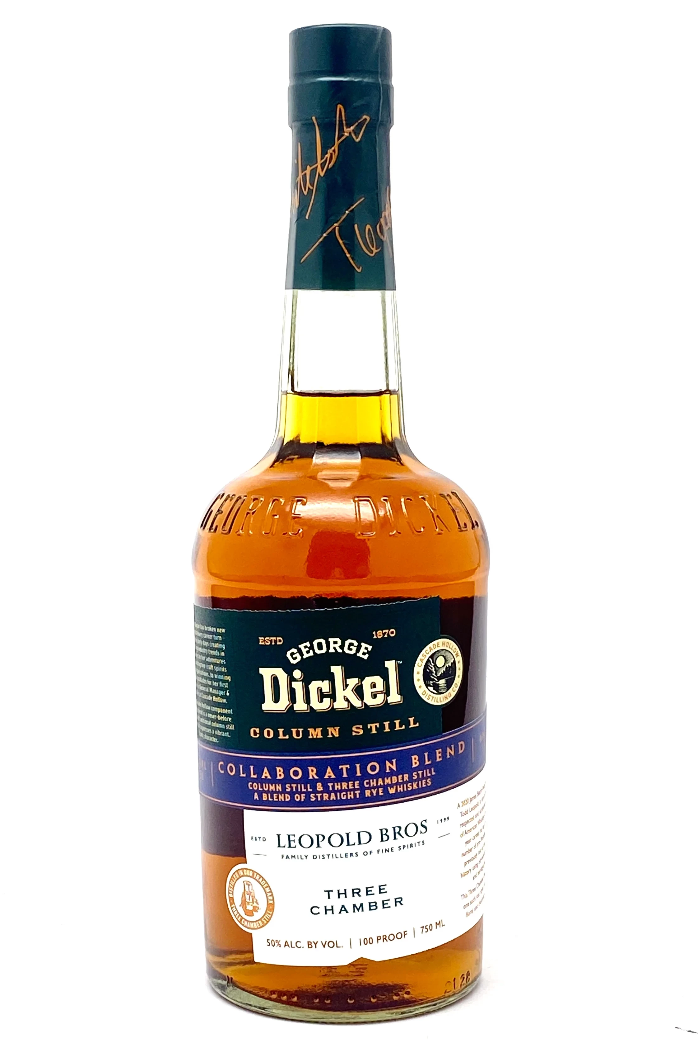 George Dickel X Leopold Bros Collaboration Blend Rye Whisky 750ml