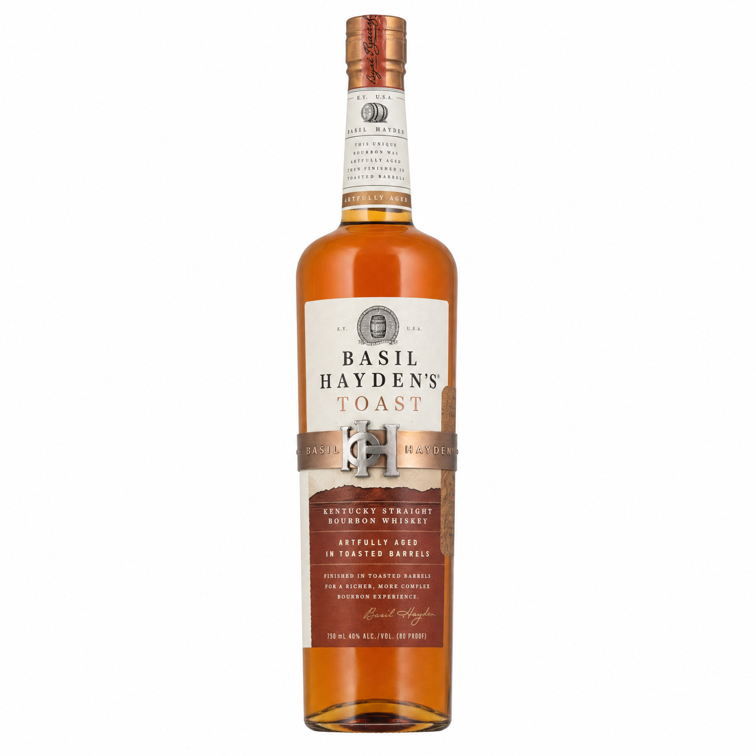 Basil Hayden Toast Kentucky Straight Bourbon Whiskey 750ml