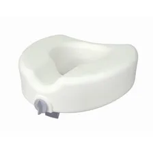 Premium Plastic Elevated, Regular/Elongated Toilet Seat with Lock