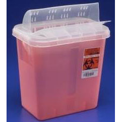 Kendall Multi Purpose Sharps Container 1-Piece 2 Gallon
