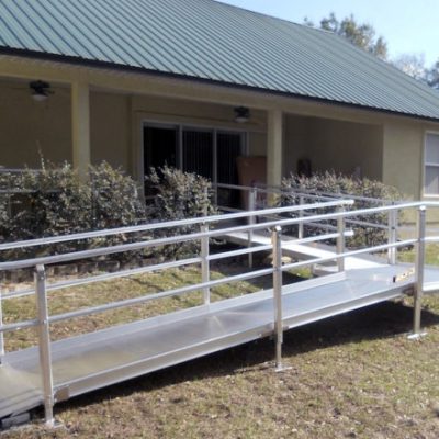 Grooved walking surface meets ADA Guidelines