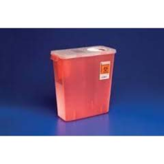 Covidien Kendall 8950sa – Sharps Container w/ Lid 5 Quart Red
