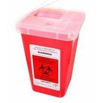 Lock-Up Sharps Container Red 1 Quart 8900SA