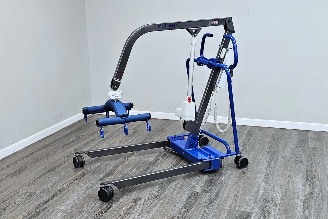 MED-MIZER PATIENT LIFT W/POWERED BASE 600LB WEIGHT CAP