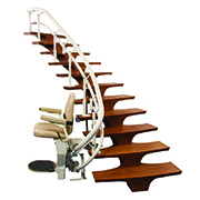 CSL500 Helix Curved Stairlift
