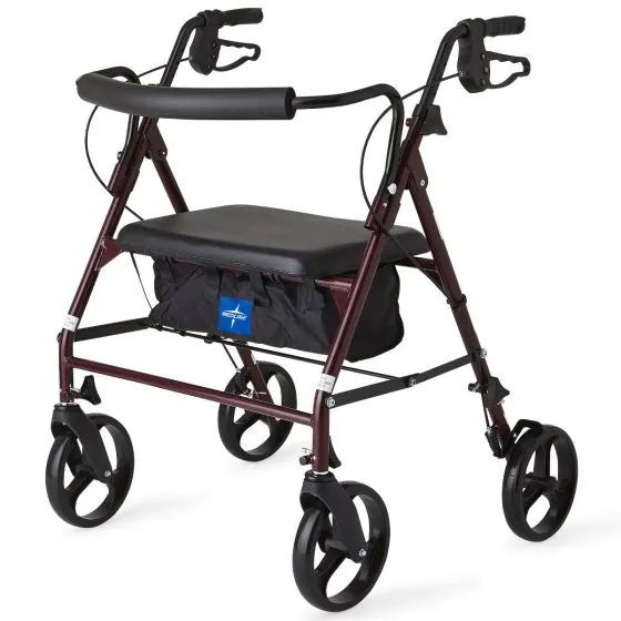 Medline Basic Steel Heavy-Duty Bariatric Rollator