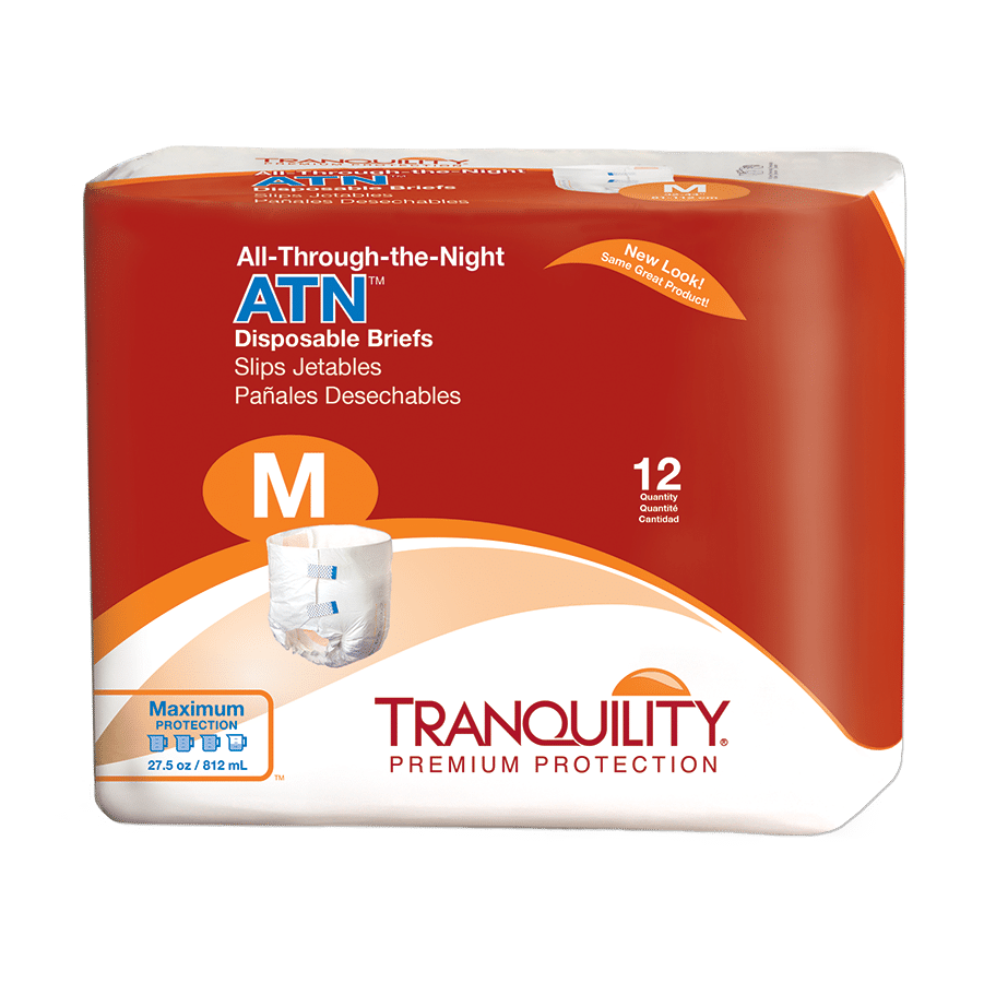 Tranquility ATN (All-Through-the-Night) Disposable Briefs