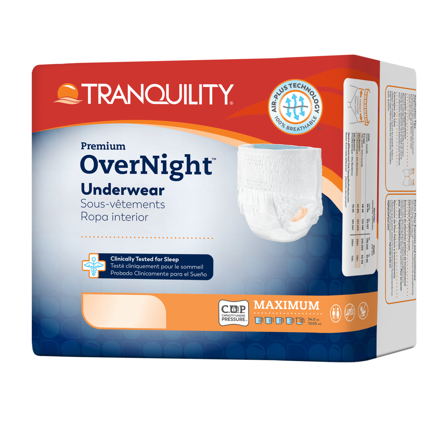 Tranquility Premium OverNight Disposable Absorbent Underwear