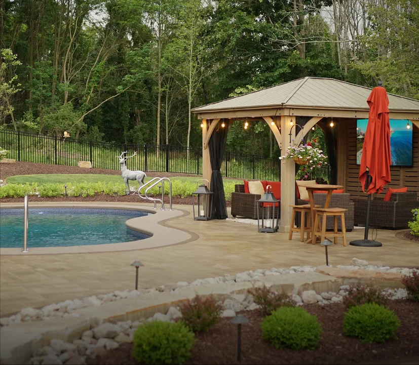 Outdoor home remodeling project by Stonewood Builders